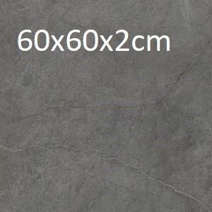 PIZARRA DARK GREY 60X60X2CM G1