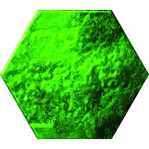GREEN GLASS MOZAIKA HEXAGON 12,5X14,5 G1
